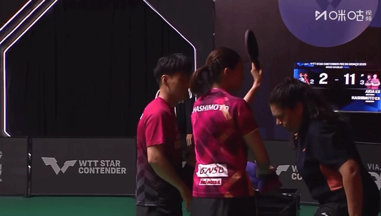 WTT球星挑战赛伊瓜苏站2025 混双决赛：🇯🇵英田理志/桥本帆乃香3比2玛