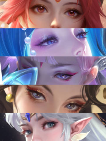 你最pick哪个眼妆[笑而不语]#王者荣耀# ​​​