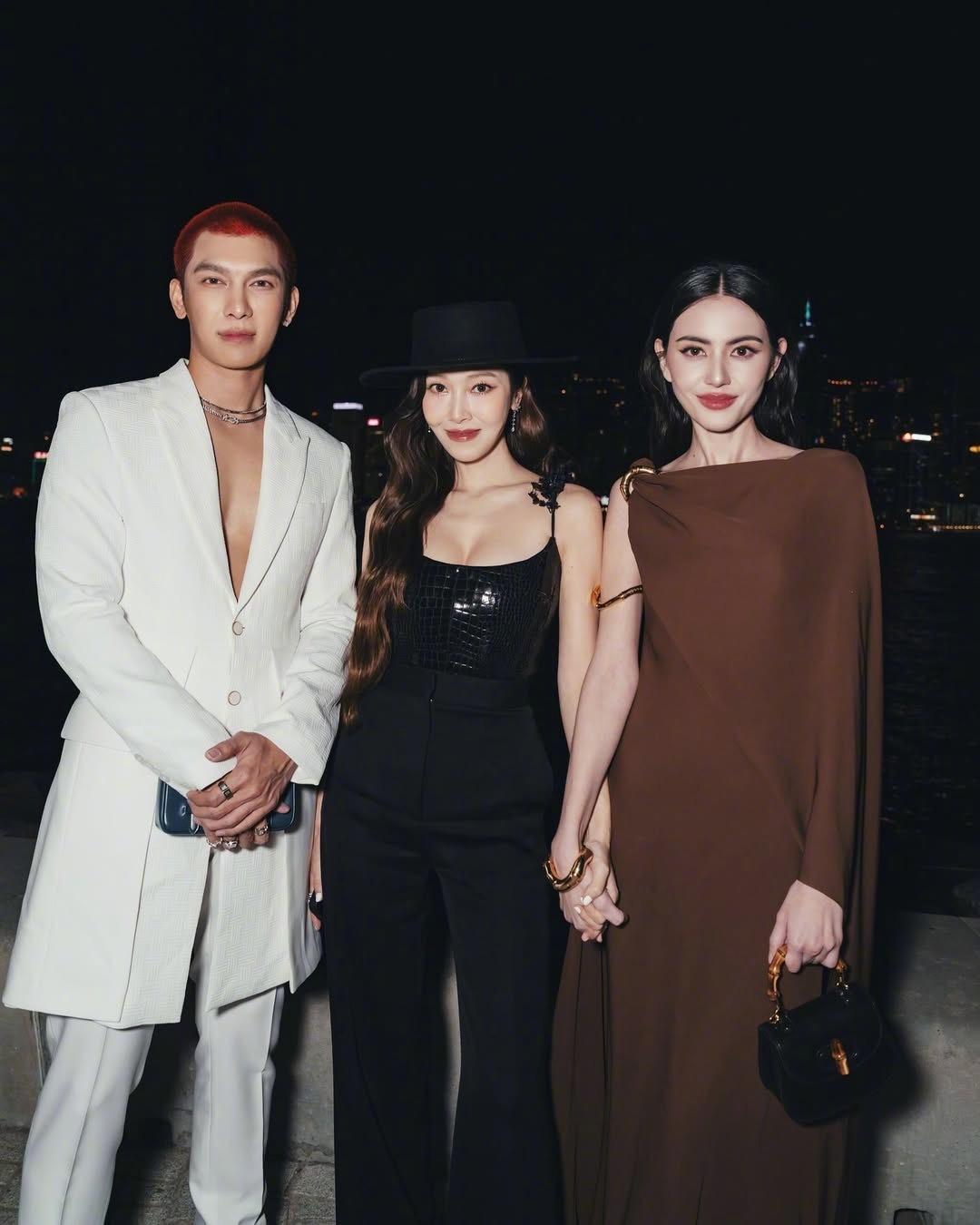亮相香港出席身 “Vogue Loves Hong Kong”时尚红毯活动的泰国