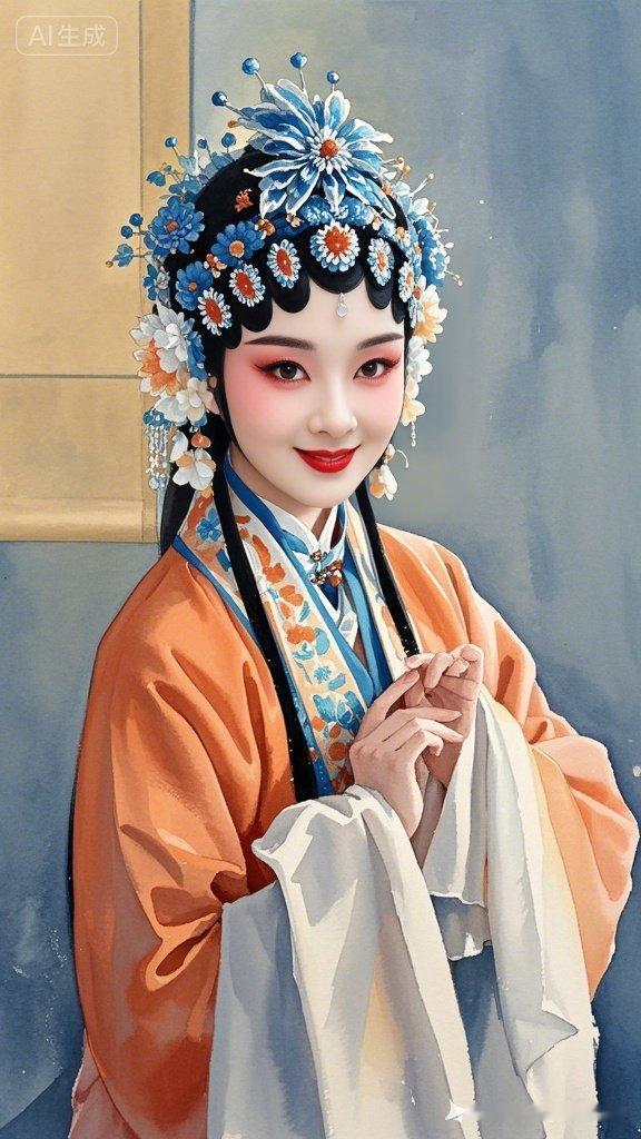 古风美人，花冠华服，惊艳了时光