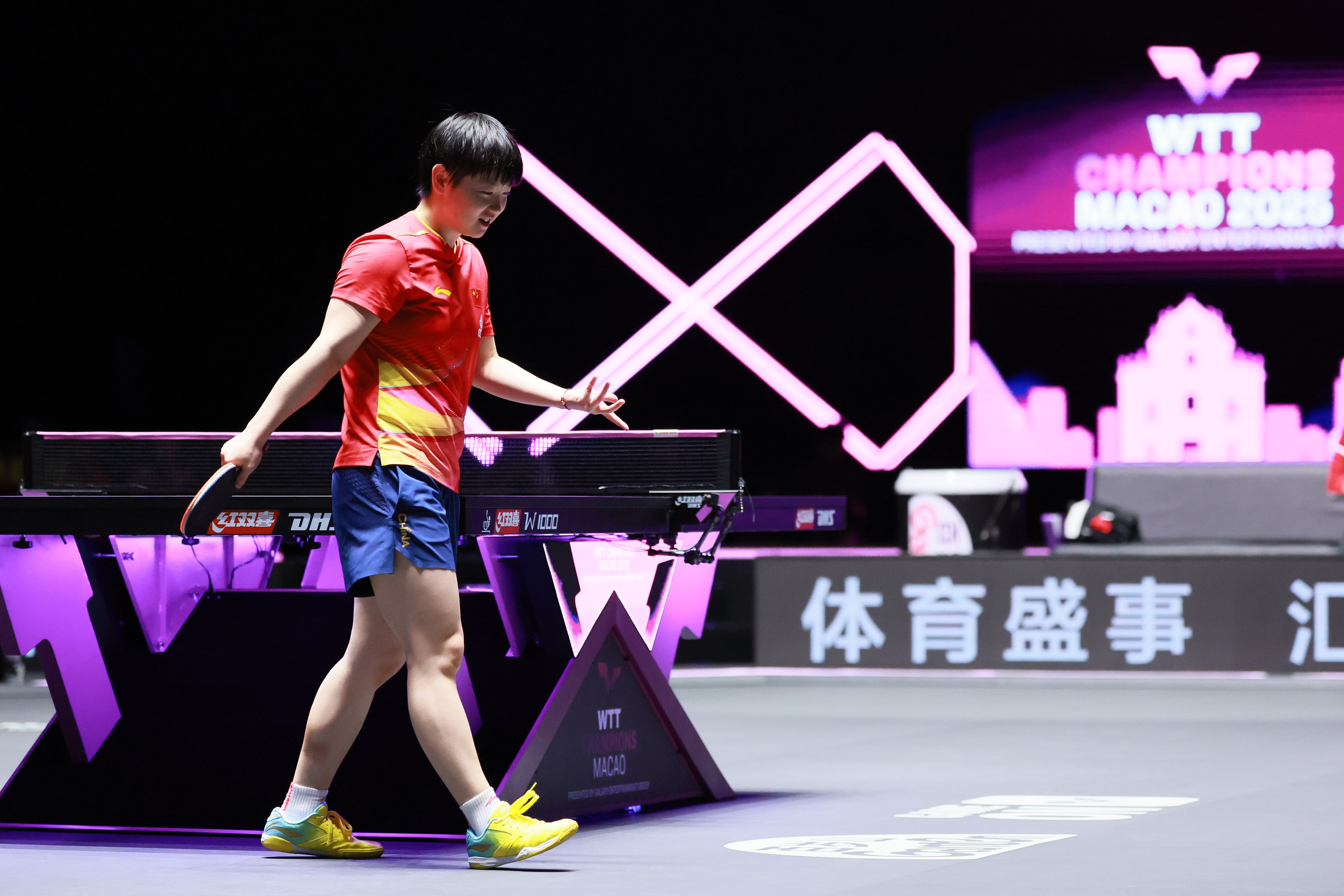 孙颖莎[加油]WTT澳门冠军赛2025 [收到]孙颖莎vs迪亚兹 2025091