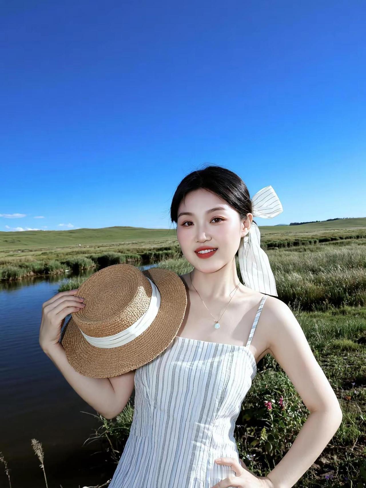 AI草原清新写真 ai创作 玩法达人中心