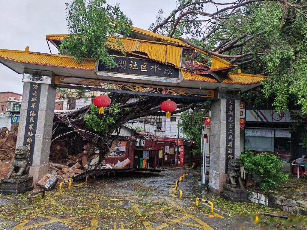 台风终于上岸了，现正在每小时30公里的速度向北偏西挺进。这方向要是再能偏西一点就