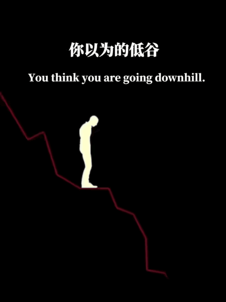 眼睛看到的未必真实，下坡路也可能是向上攀登

视觉错觉 人生感悟 人间清醒
​