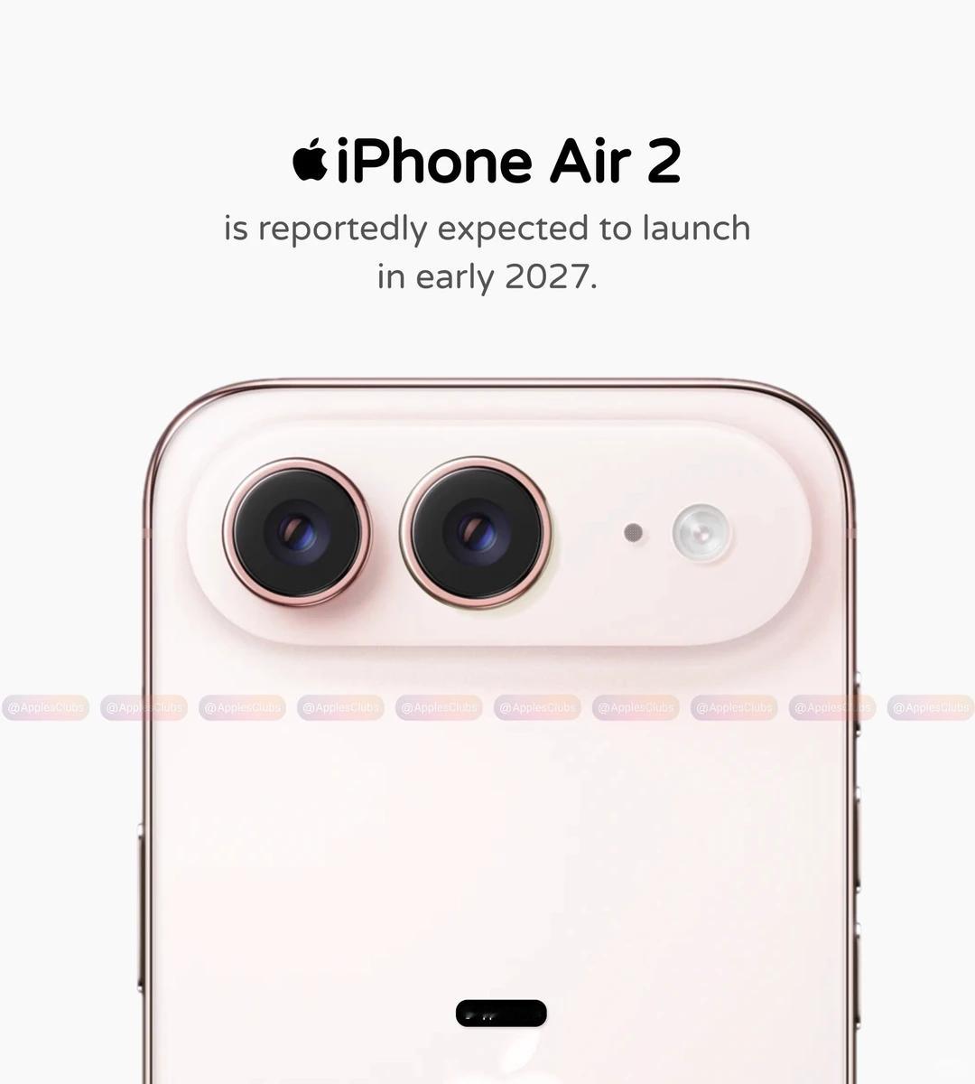 这明年iPhoneAir2要是把单扬声器解决了就好了，摄像头我是无所谓的，就是这