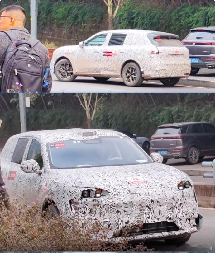 据说这是问界M6，加上今天知道有多个8字辈的车这年头真是，产品序列真是干到密不透