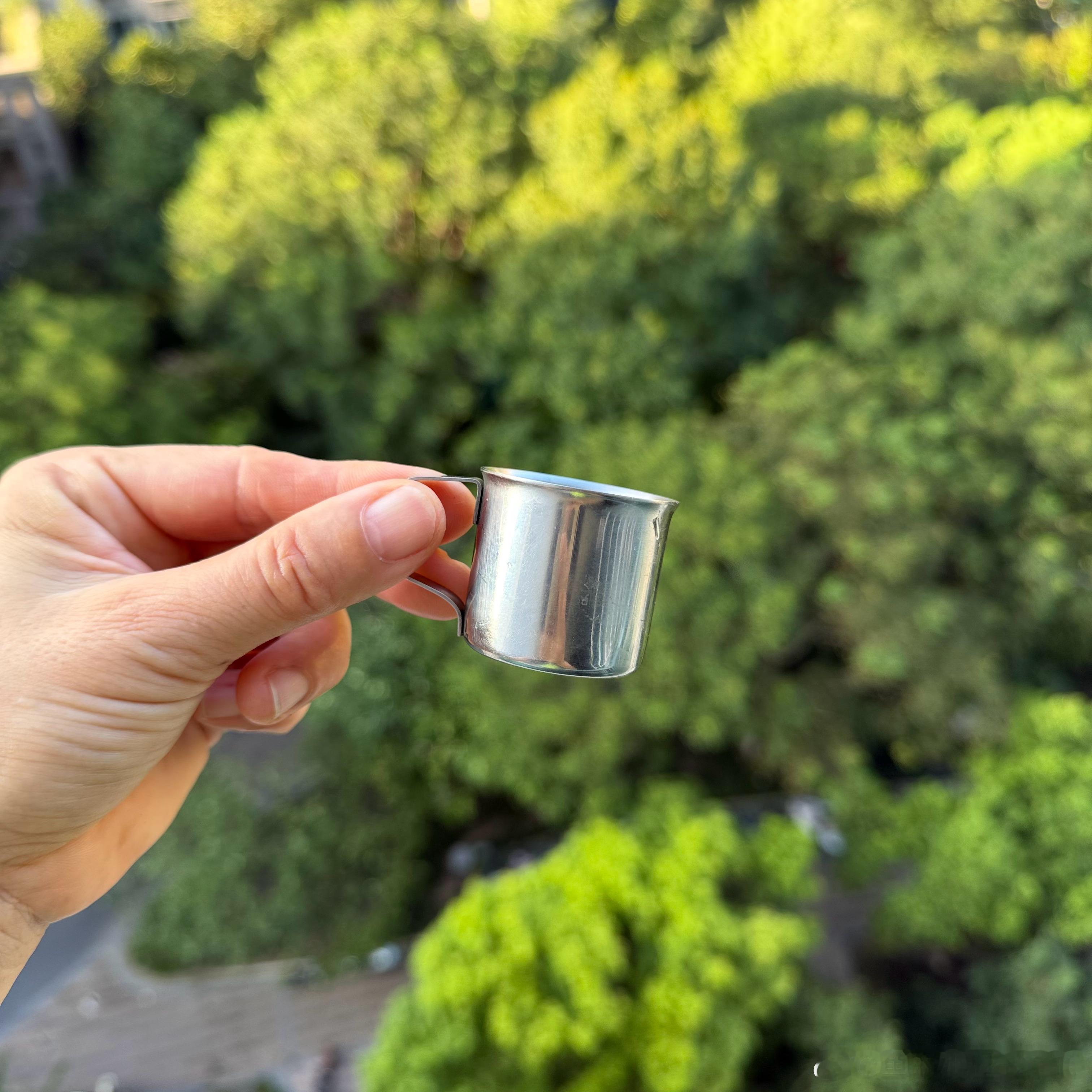夏末秋初夏花已经凋谢秋花还没上场实在无花可看看看小物件吧mini小杯子来的很有故