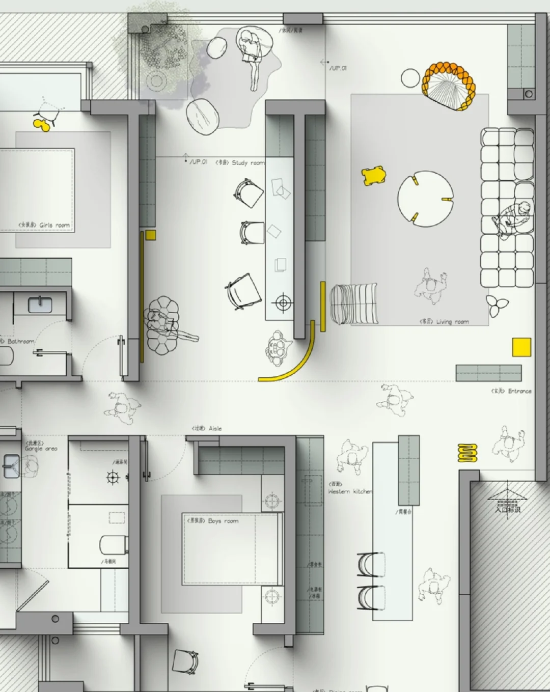 210㎡五居室大平层如何打破原有格局！