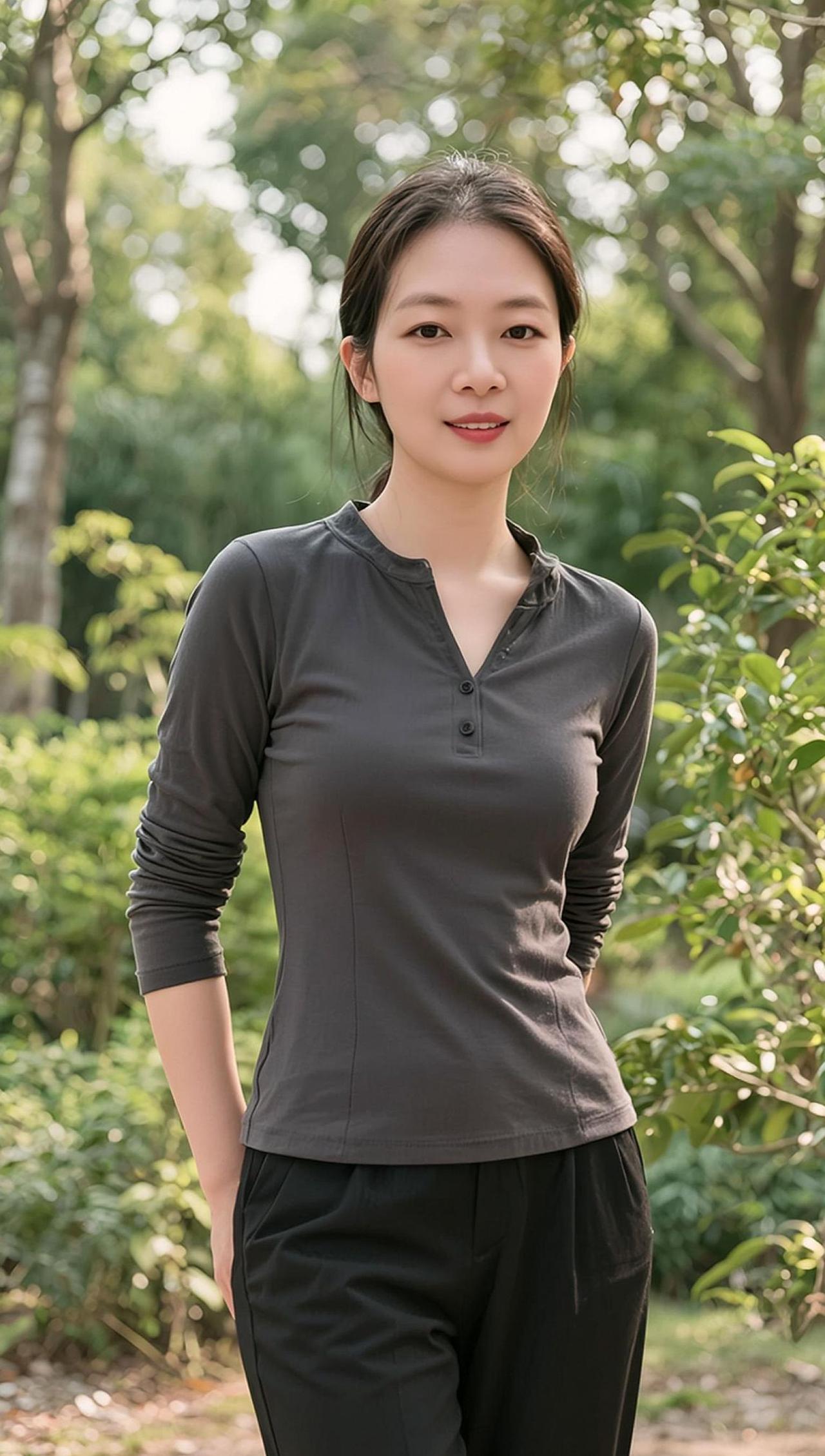 AI户外生活照 性感美女 田园生活 日常分享上热门