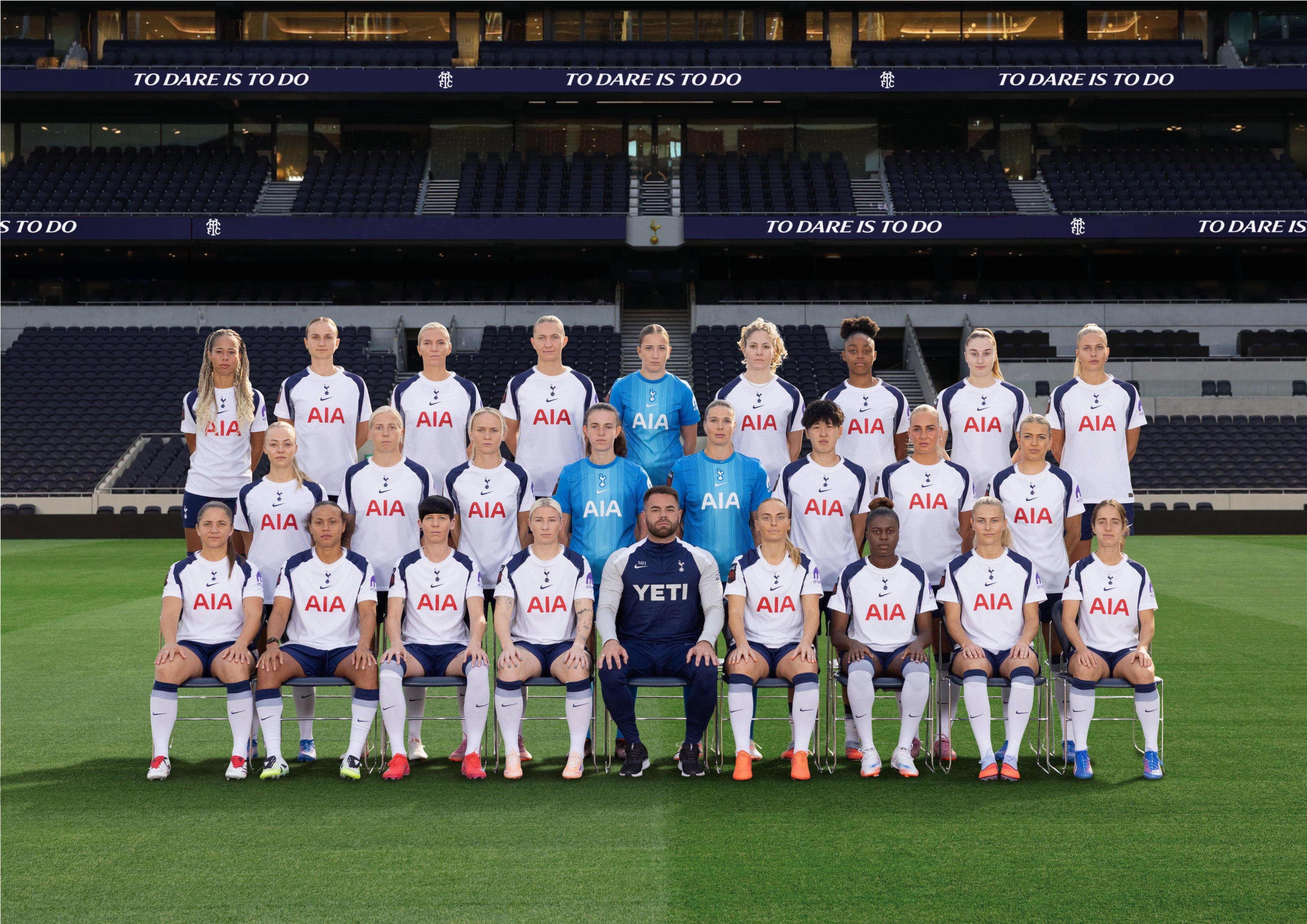 2025/26赛季热刺女队全家福📸🤍 ​​​