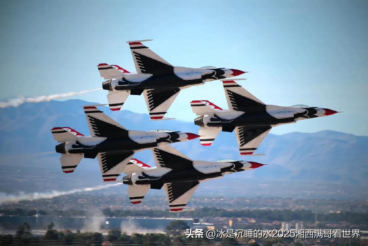 美国空军“雷鸟飞行表演队”F-16A部分精彩靓图精选。