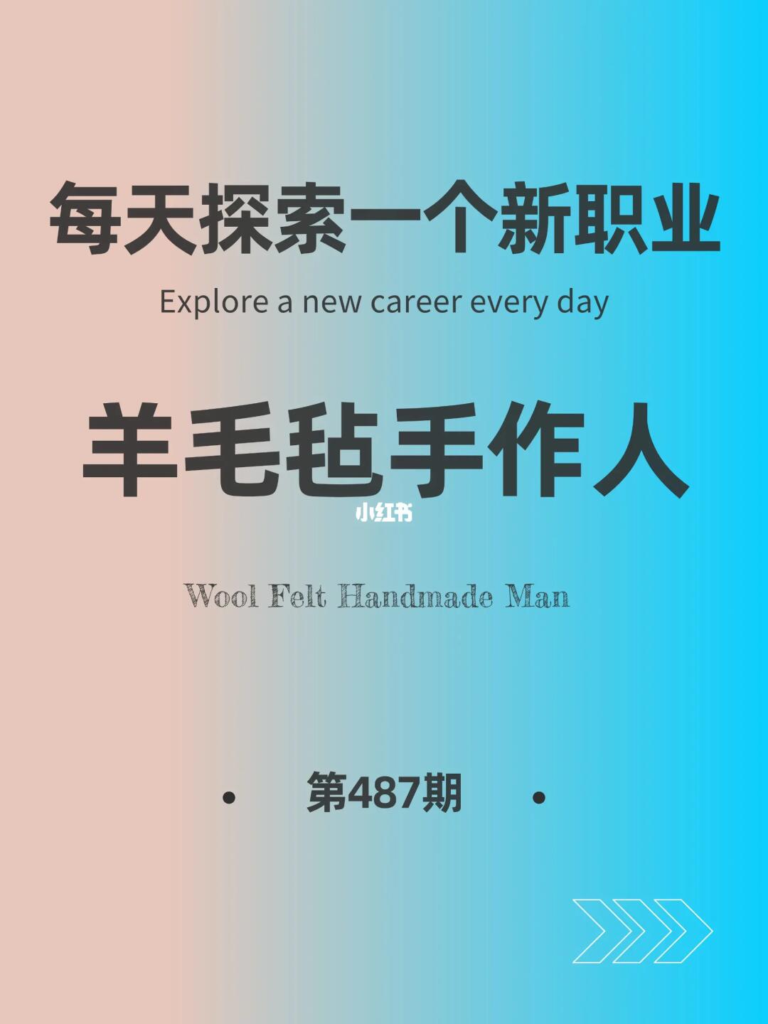 🌍每天探索一个新职业-【羊毛毡手作人】
