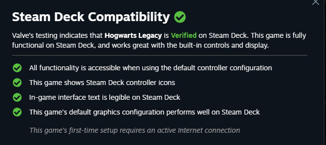 《霍格沃茨之遗》已通过 Steam Deck 验证，2 月 10 日发售
