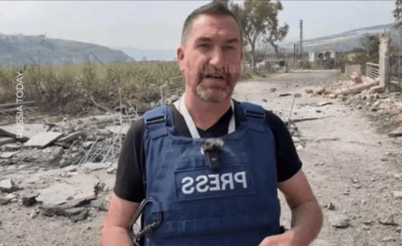 今日俄罗斯(RT)3月19日报道，RT记者史蒂夫·斯威尼及其摄像师阿里·里达正在