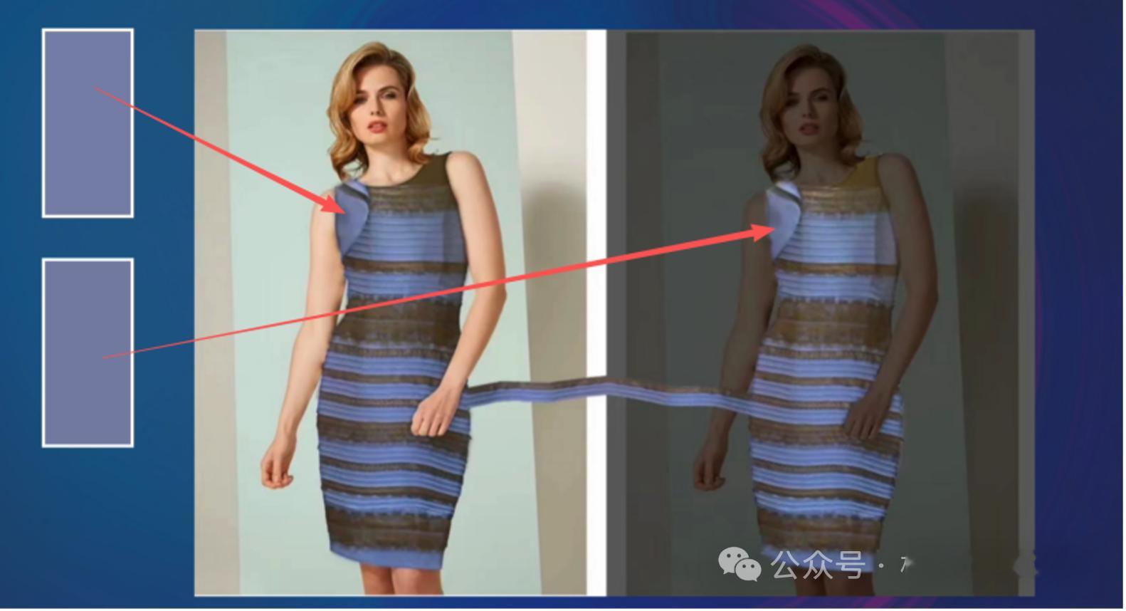 【你看的以为就是你看到的？】首先看图1这条裙子，请问这条裙子是什么颜色？有人可能