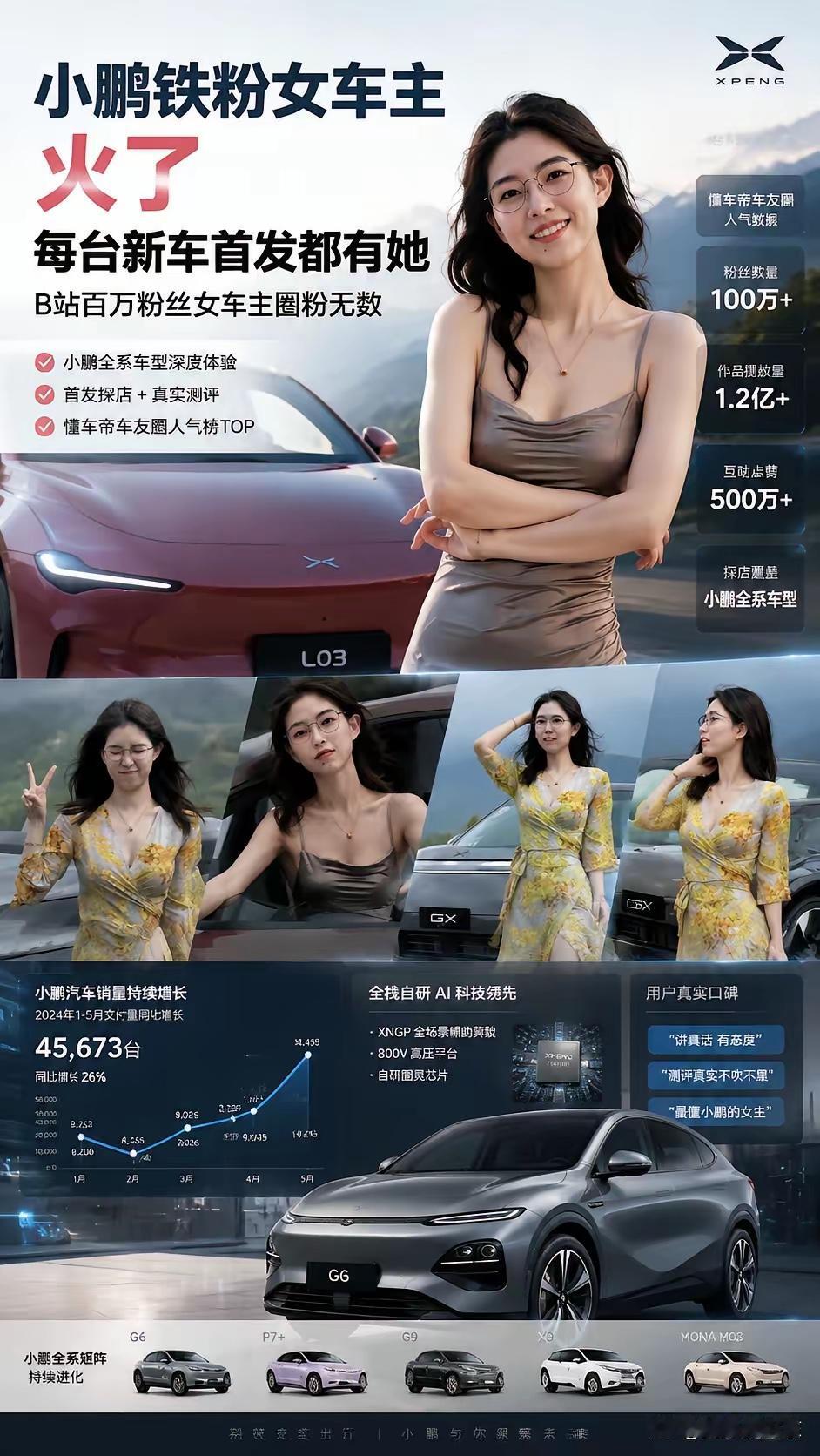 小鹏MONA L03发布会爆火！这位B站博主彻底出圈
这次小鹏MONA L03发