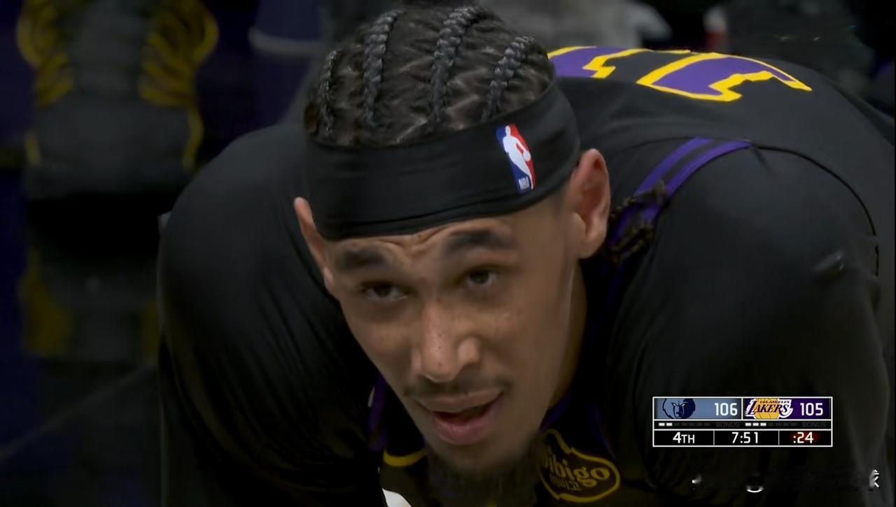 今天我必须要怒赞湖人替补中锋海斯！在今天湖人主场以128：121击败灰熊的比赛中