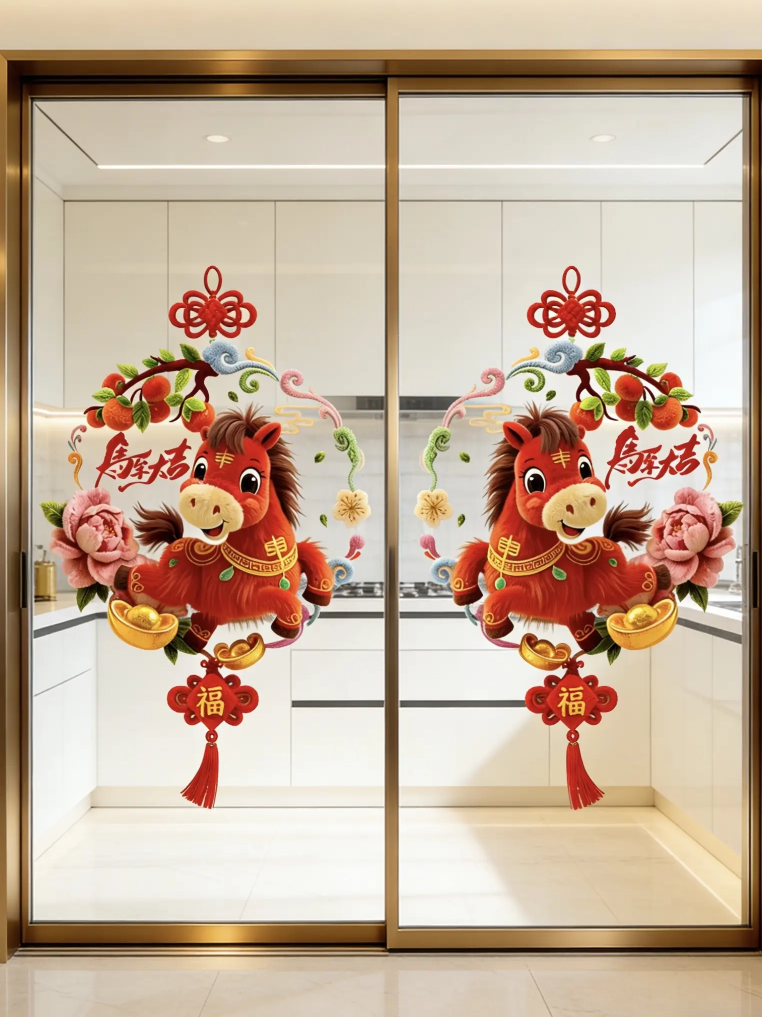 窗花 窗花贴 新年氛围感 马年大吉 家居好物