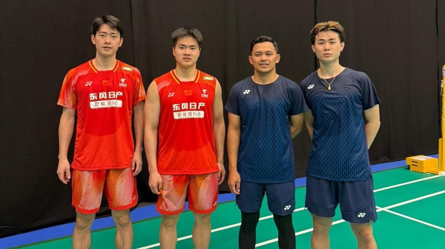 梁王驾到梁王组合 梁王加油 -赛事图文-2026汤姆斯杯20260424 小组赛