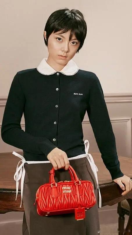 赵今麦超绝短发 