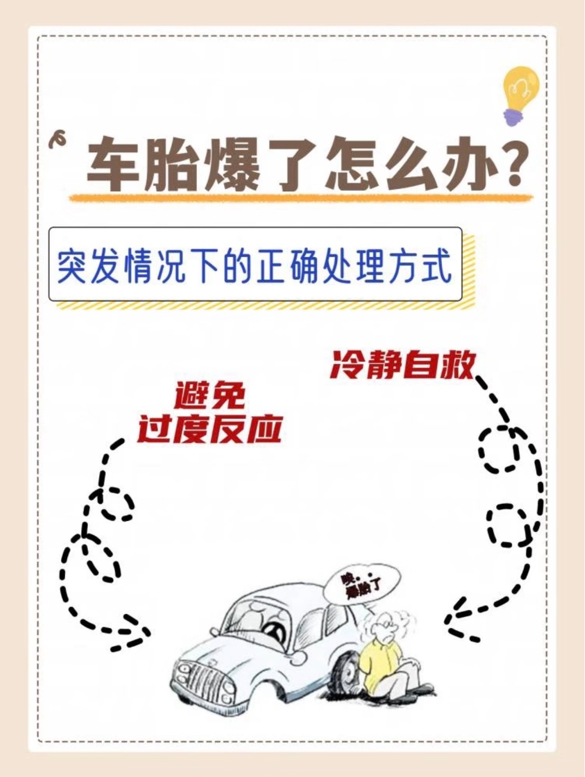 🚗开车途中不幸遇上爆胎，怎么办？🥲今天就来和大家分享一些关于应对🛞💥车轮