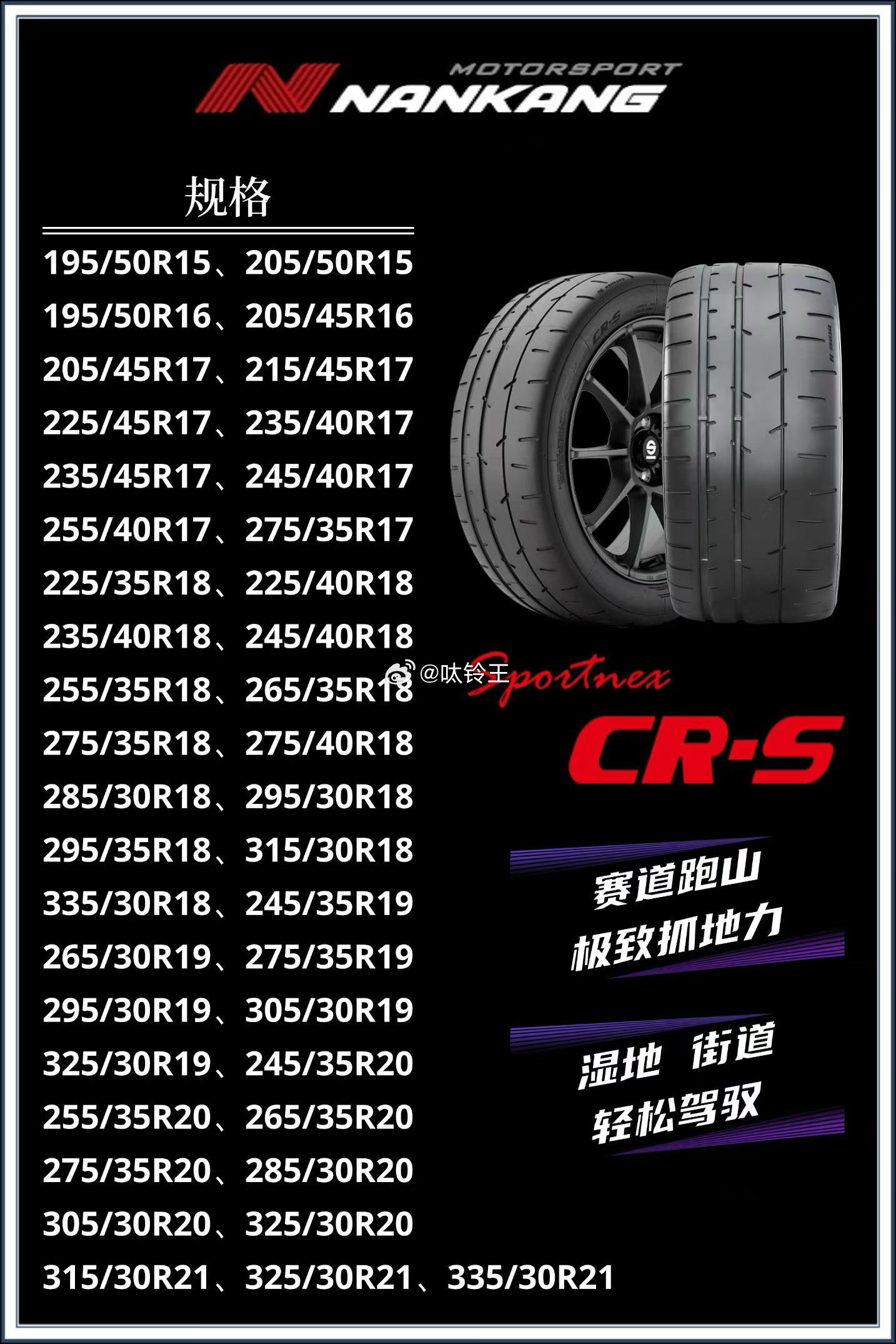 Nankang Motorsport CRS顶级半热熔新增规格 欢迎咨询预定19