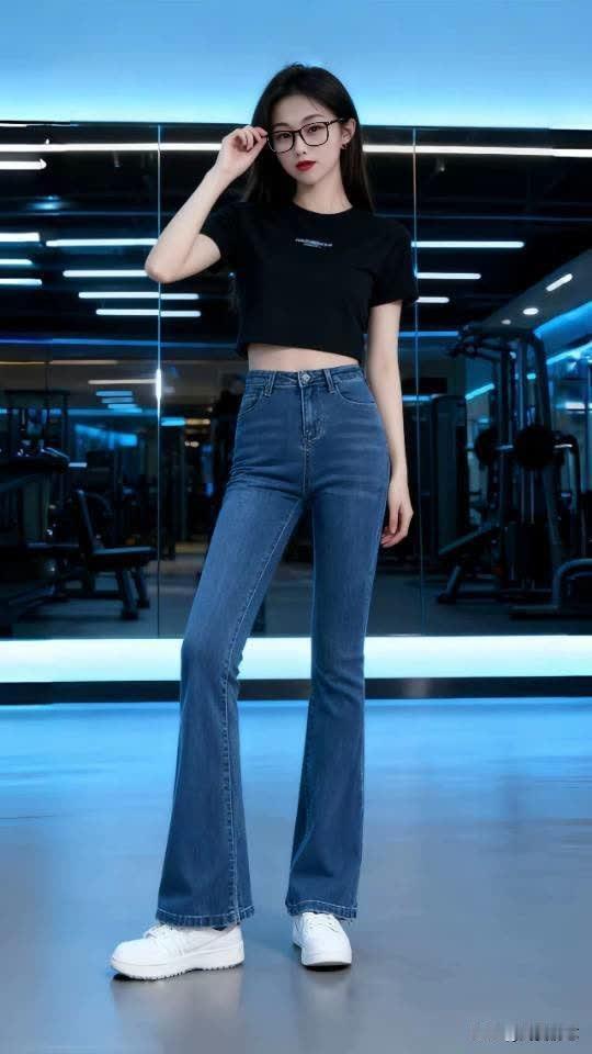 喜欢不是类型，而是感觉牛仔美女 时尚牛仔少女