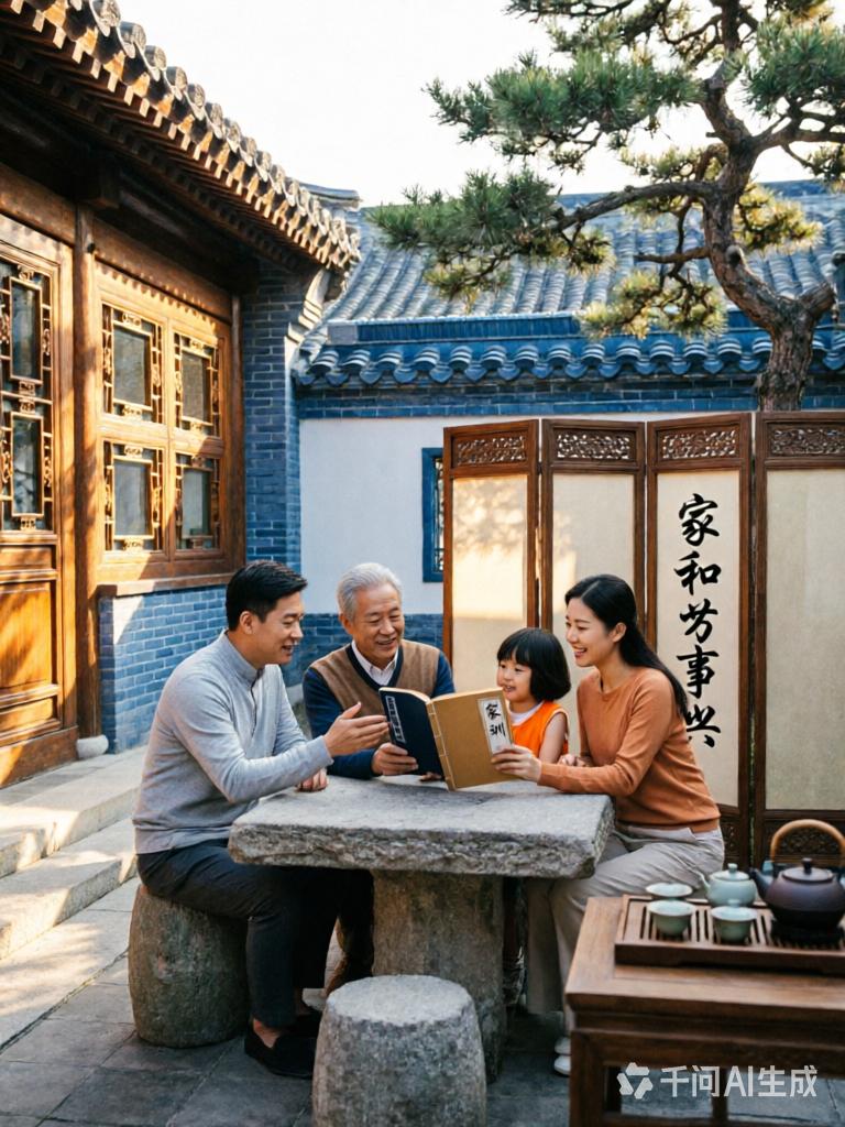 从历史长河中汲取家庭智慧，探讨包容与传承对建立家庭幸福的重要意义，结合传统家风与