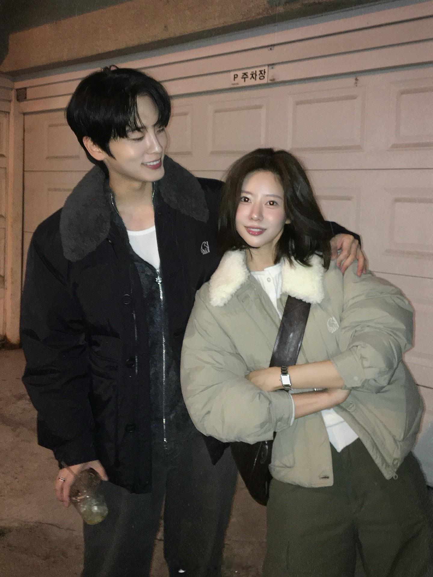 换乘恋爱高敏英 李周辉最新情侣合照 ​​​