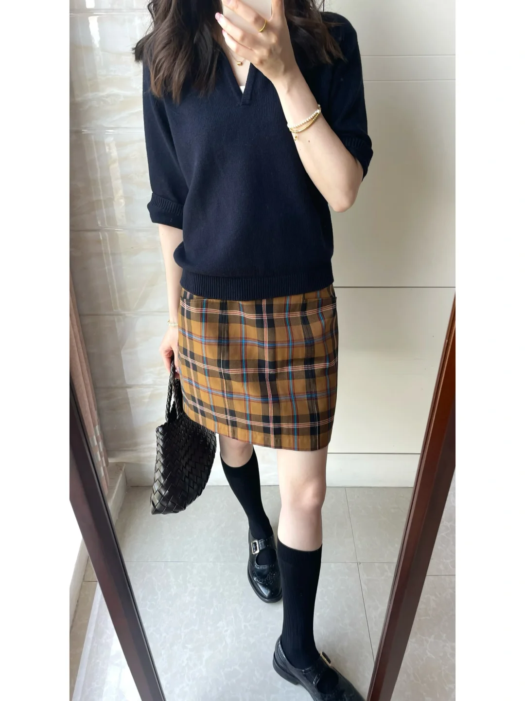 一衣多穿/简单polo针织