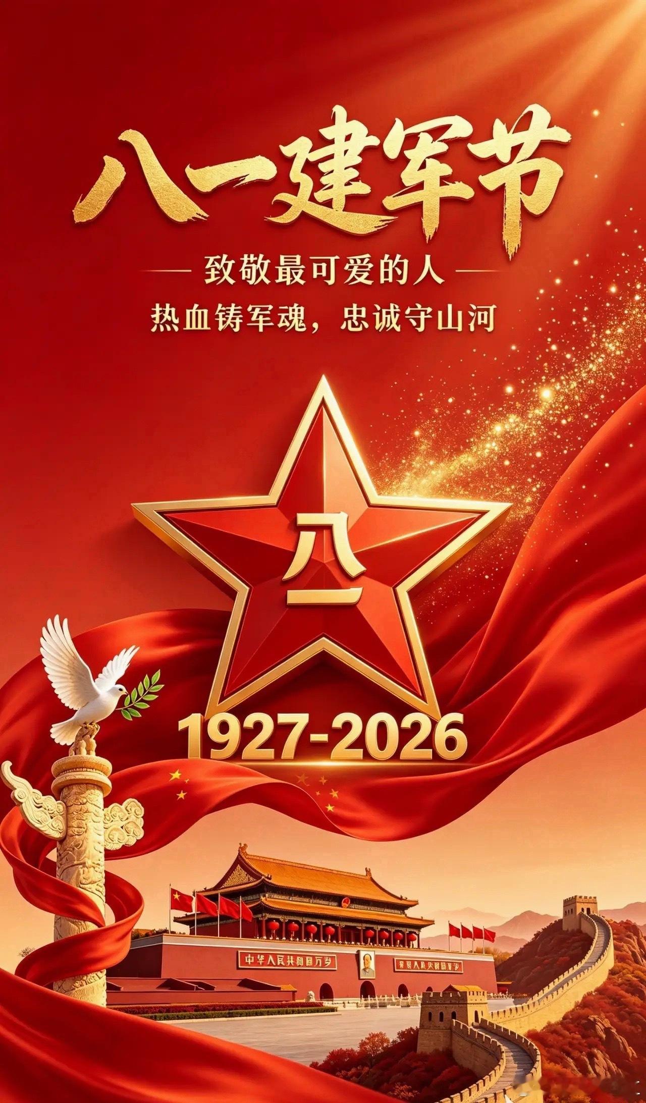 八一建军节｜热血铸军魂，忠诚守山河——从“国防预算”看大国底气今天是八一建军节，