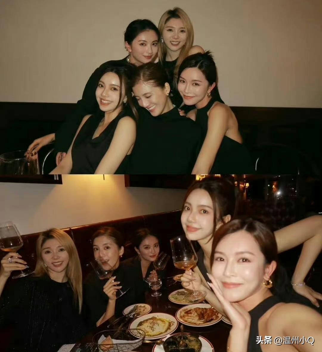 吴千语的闺蜜团中有同为嫁富二代的文咏珊，现在吴千语和杨颖也是闺蜜。

都知道文咏