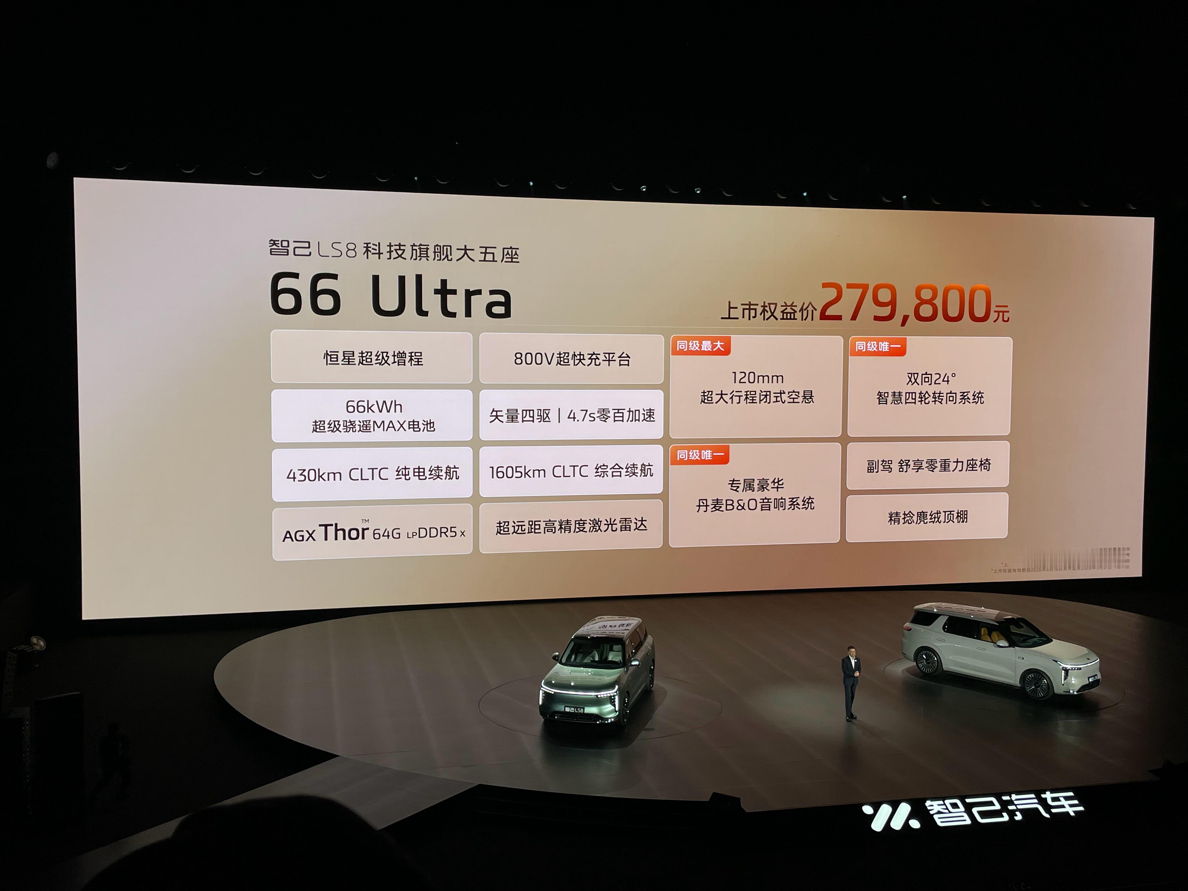 大v聊车智己LS8震撼上市24.98万起 智己LS8这回价格算可以了，25万内能