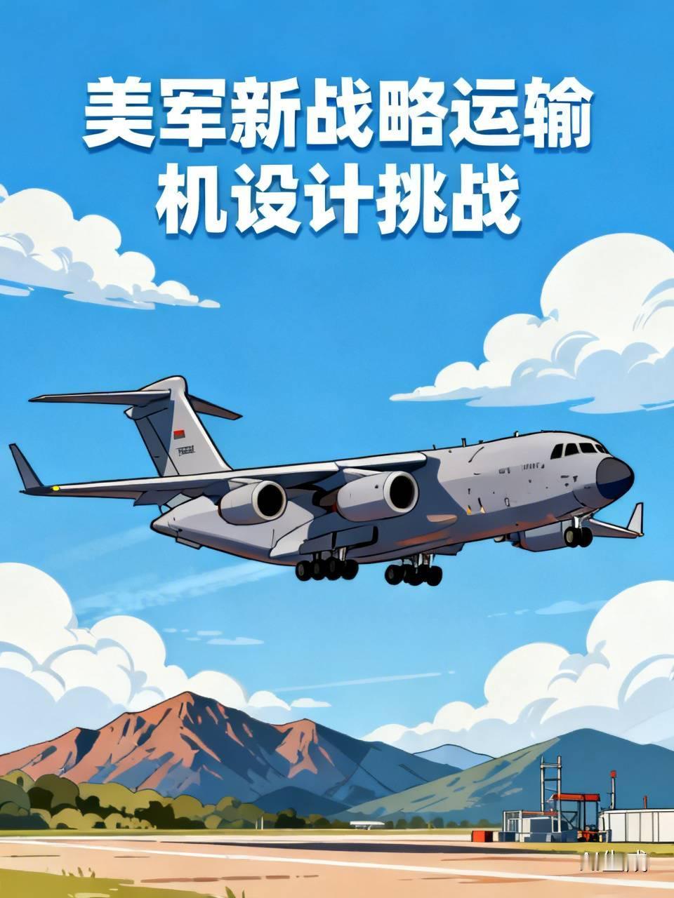 美军新战略运输机面临着诸多设计挑战。以新型水上空运概念机为例，它采用双机体布局，