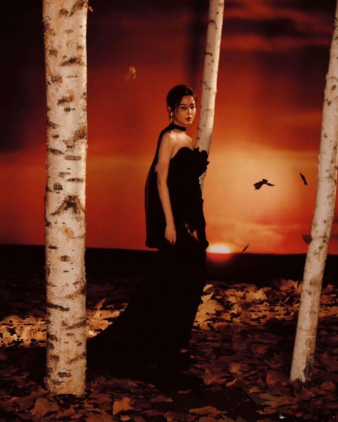 女星微博之夜出图，刘雨昕这个好酷，宋祖儿女神范 