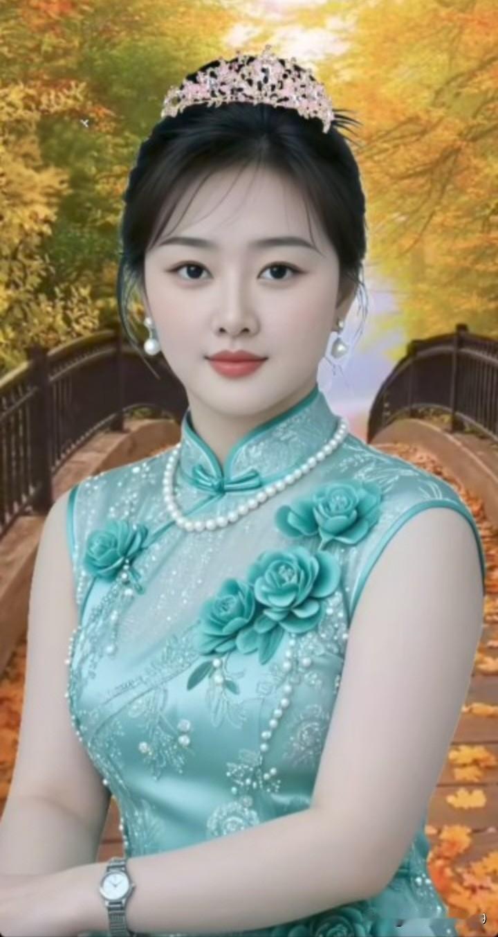 “秋叶落，美人倚，岁月静好”，这画面堪称绝美。
秋天本就是诗意盎然的季节。秋叶由