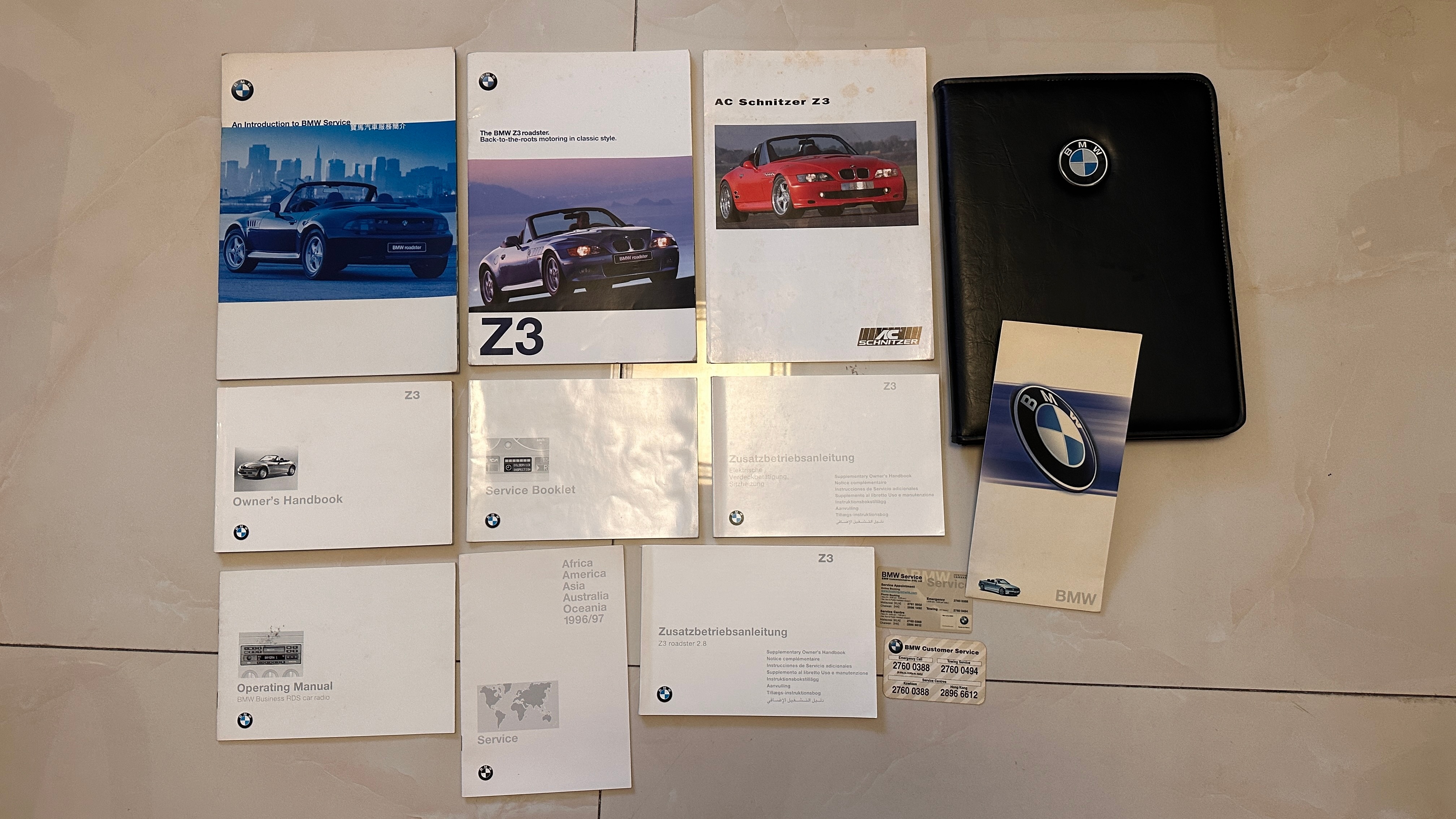 淘到一套完整的Z3车主手册，成色很好！bmwsky宝马z3bmwclassic