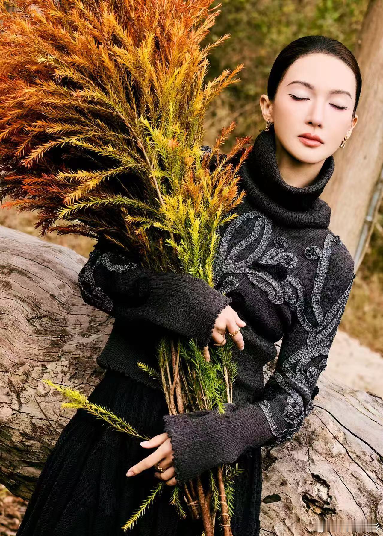 金晨怎么变这样了 金晨只是换了个妆，就美上了新台阶！生图状态下气质依然清冷出众。