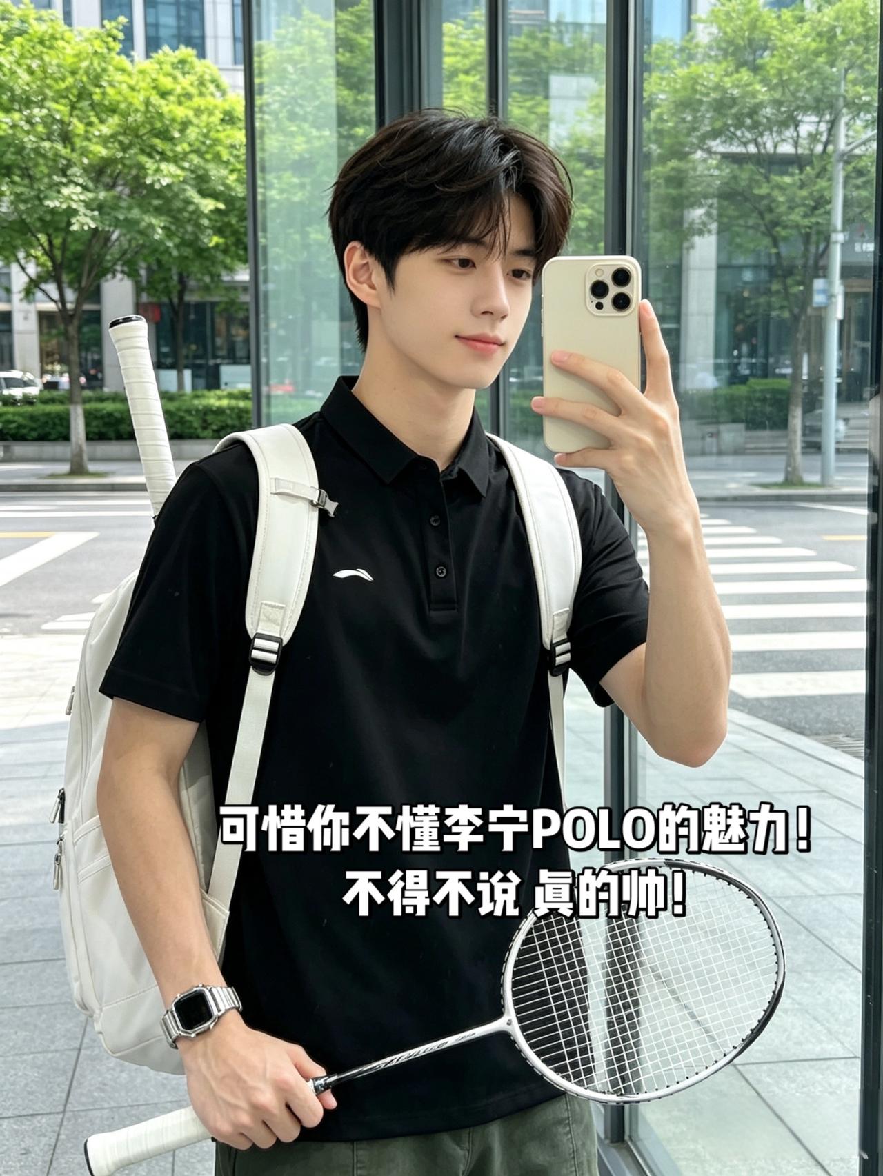 可惜你不懂李宁POLO的魅力！
不得不说 真的帅！