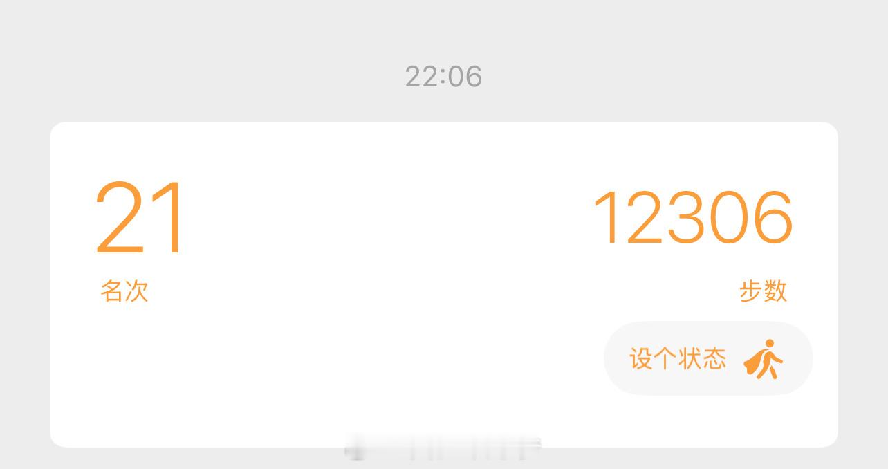 今天走了12306步，这个数字是不有点耳熟[偷笑][偷笑][偷笑] ​​​