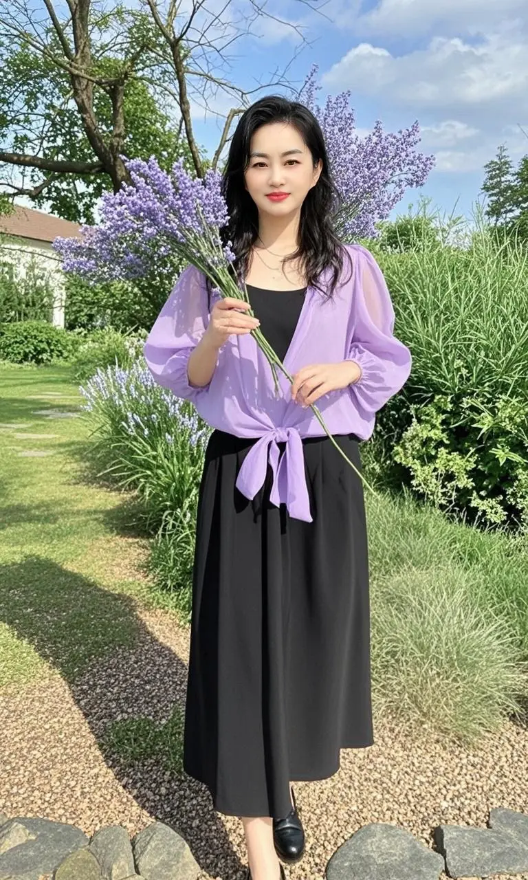 穿搭 紫色防晒衣服  小清新穿搭  谁穿谁漂亮