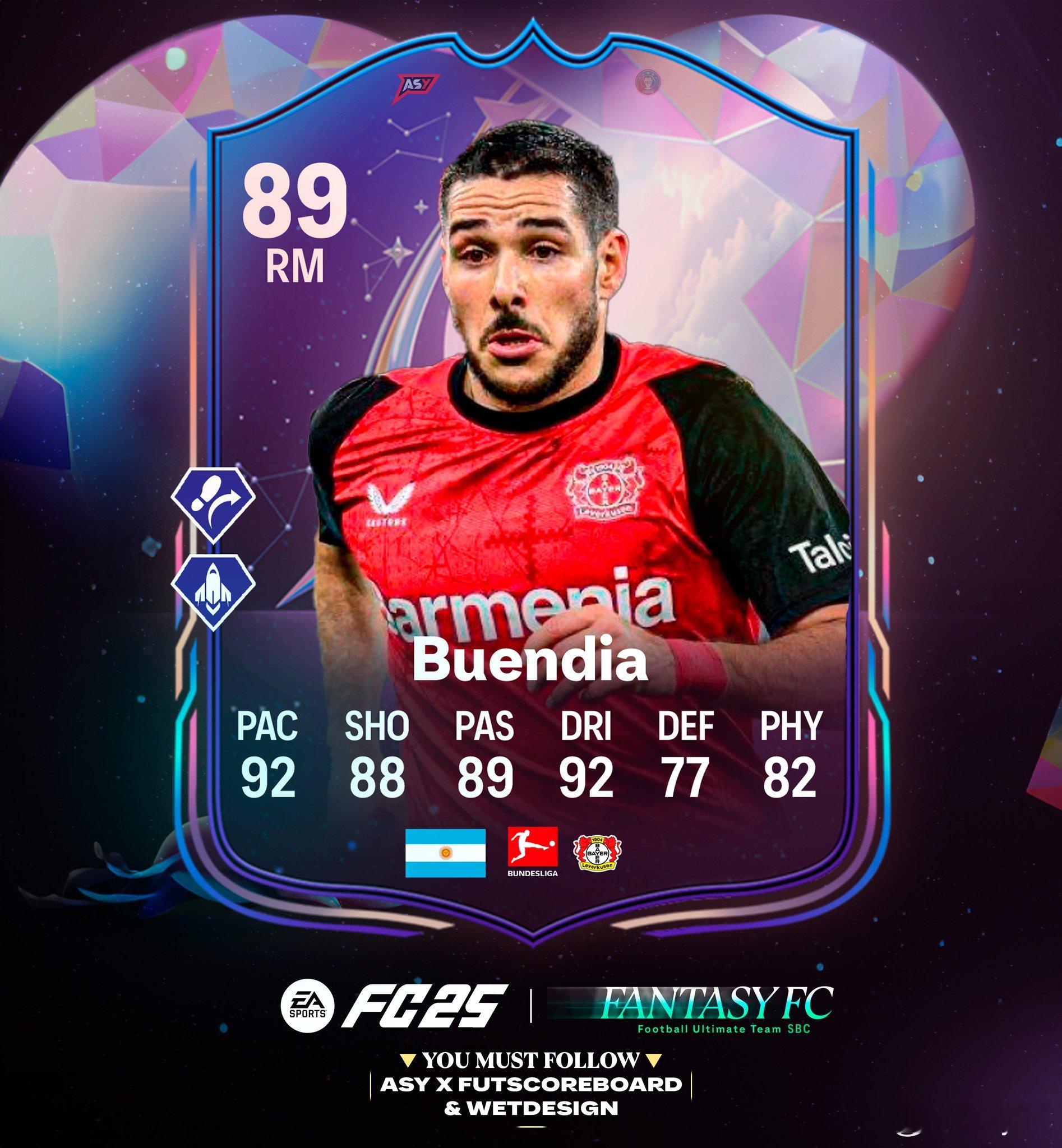 Fantacy梦幻FC布恩迪亚确认。 