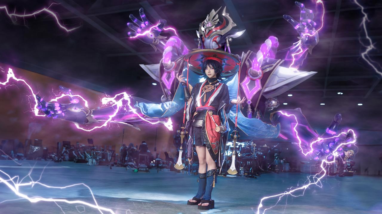 散兵，我有另一个身份——须弥雷神，也可以称为“试作雷神”！#游戏##原神##二次
