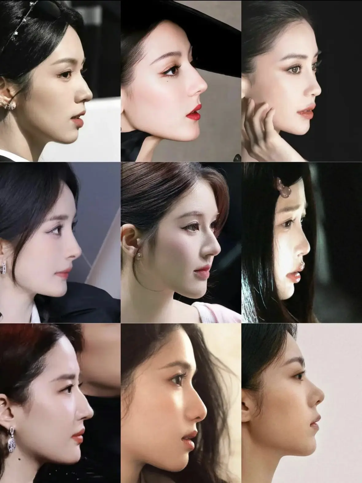 明星完美侧颜，你认识几个？