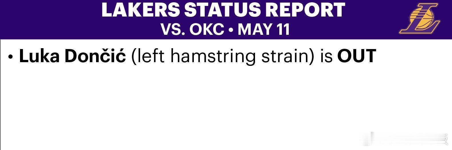 明日更新明日G4伤病报告：只有东契奇一人🧐NBA乐透抽签奇才状元签湖人洛杉矶湖