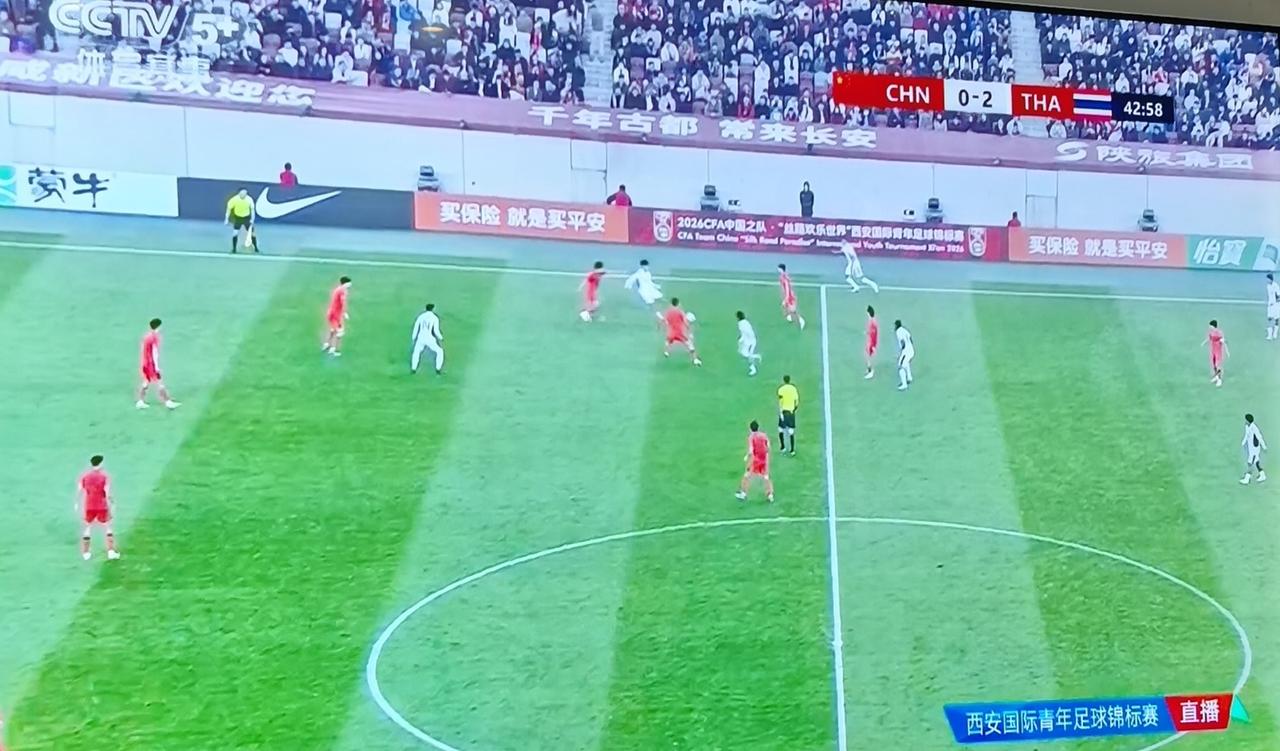 没想到啊！U23国足半场0：2落后泰国队！
虽说是二队，但0：2落后，让人太意外