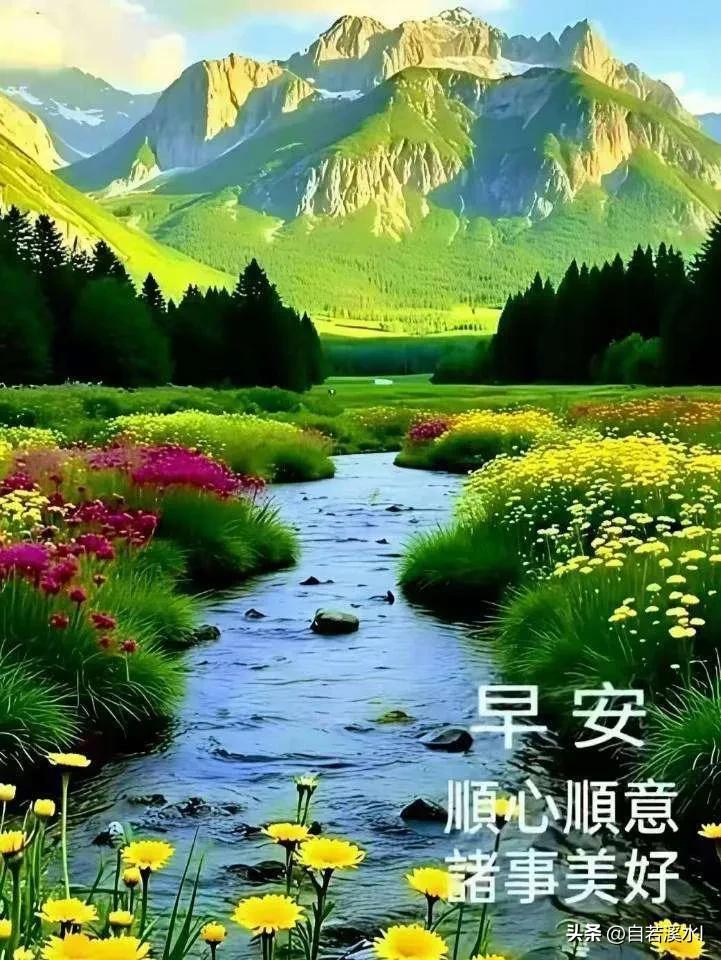 一早醒来最先想到你，早安，我的心上人。