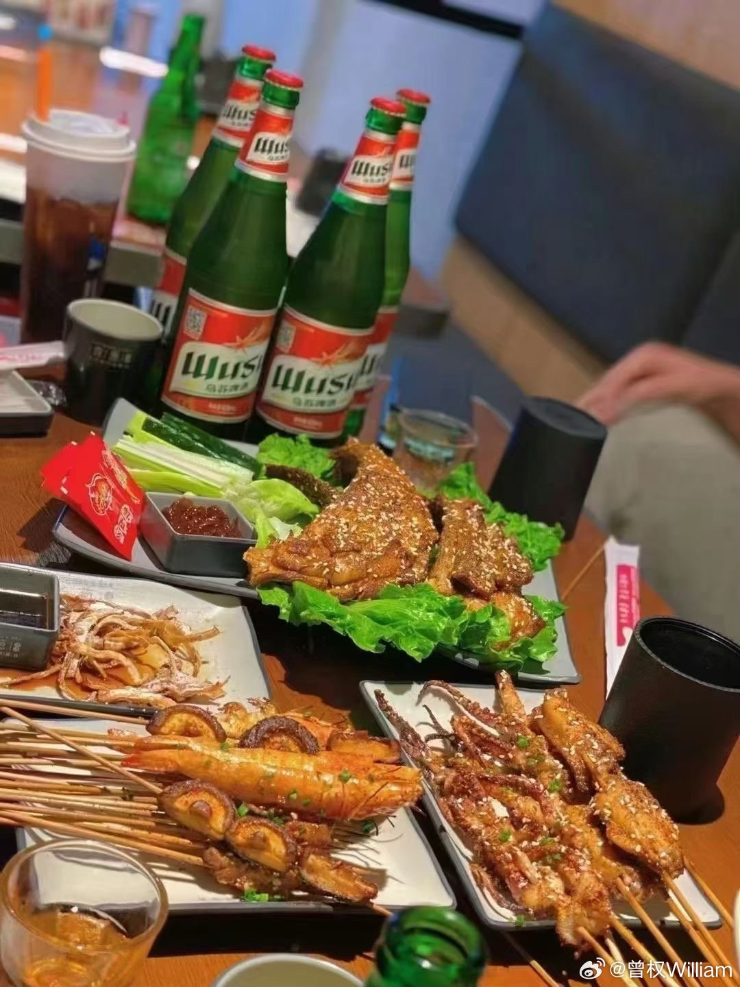 还得是烧烤得劲儿