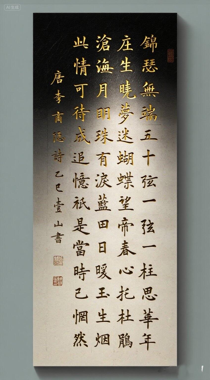 此情可待成追忆？只是当时已惘然。
