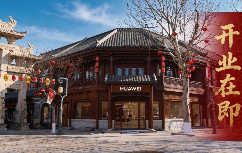 3月3日（正月十五元宵节），山东首家非遗古风华为门店将在青岛市即墨区即墨古城正式